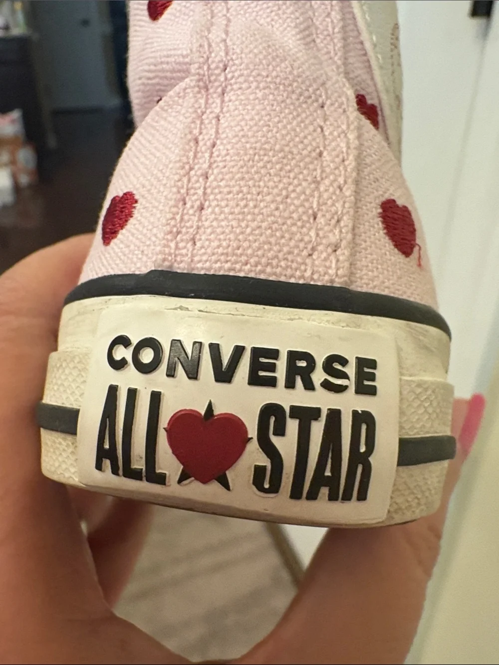 Converse Kids Pink High-Top Sneakers sz13